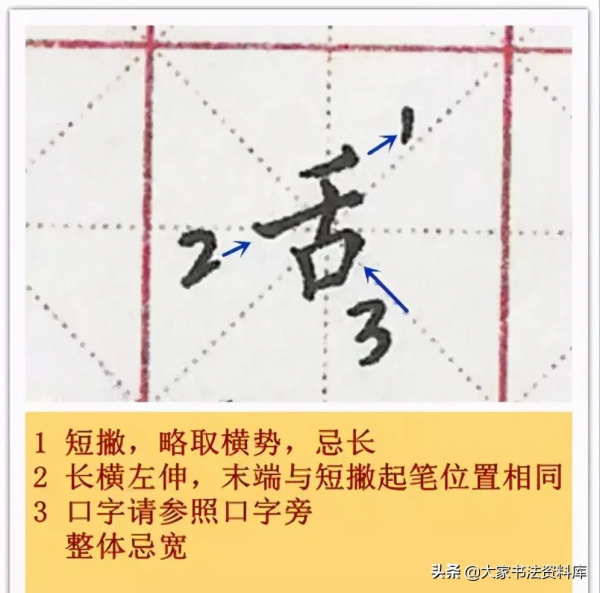 硬筆書法66種偏旁結構細講