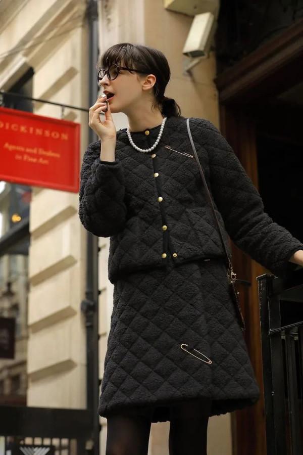 冬天穿搭短外套也好看