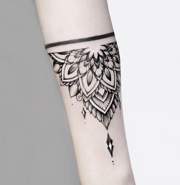 小臂臂環紋身圖案 小臂臂環紋身圖案