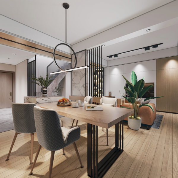 140㎡現代輕奢複式，溫馨兼併舒適，精緻而有生活品味