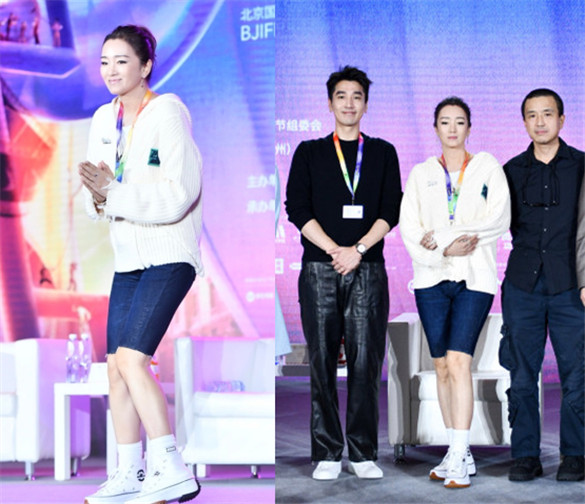 北影節，佟麗婭高定被嘲像浴巾，鞏俐休閒裝配百萬珠寶巨星範十足