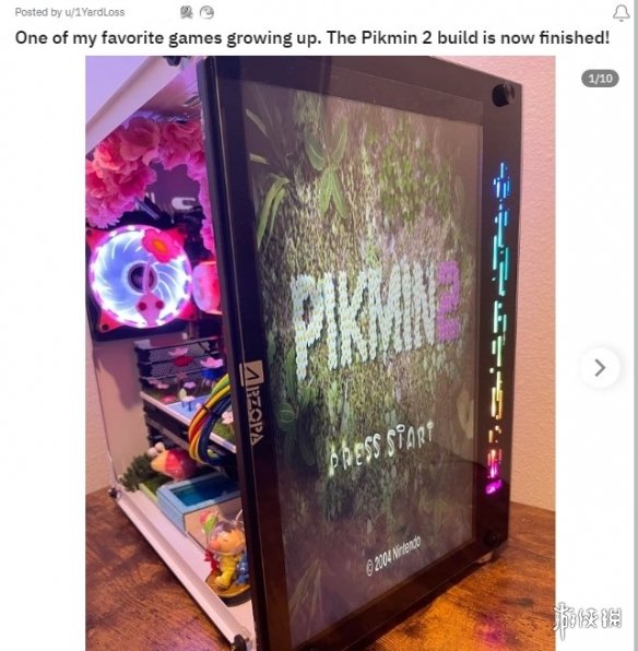 機箱裡養花種草還有泳池？玩家自制《皮克敏》主題PC