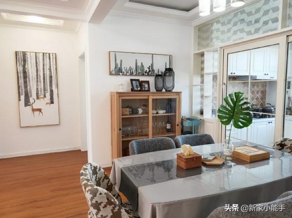 她家128平新房裝修花了17W，舒適又實用，衛生間改衣帽間太棒了