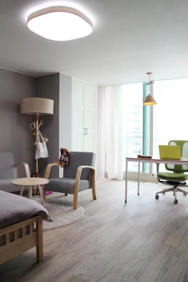 二手房按照父母喜好來改造，簡簡單單談不上奢華，舒適感卻很強烈