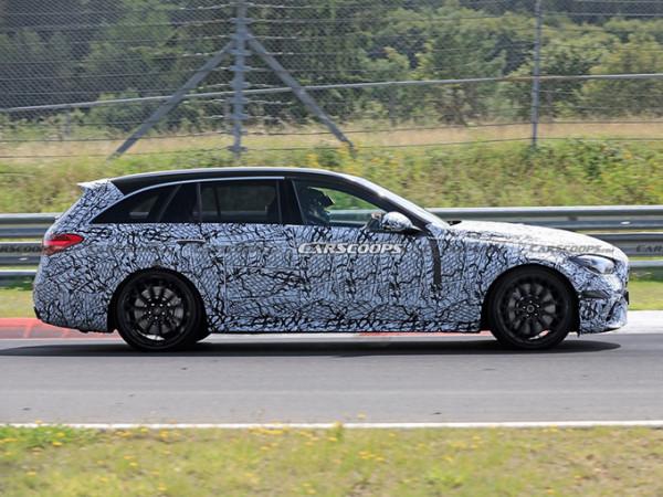 梅賽德斯AMG C63旅行版諜照曝光！效能大幅提升，或明年亮相