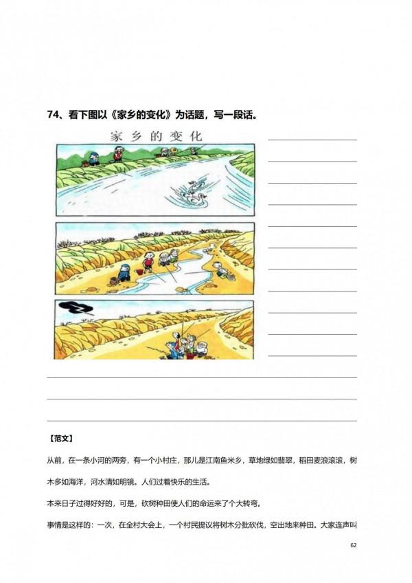 一二年級看圖寫話100例，為孩子作文打好基礎，收藏吧