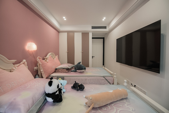 「愛與安心」120㎡現代簡約風，四口之家溫馨舒適的生活