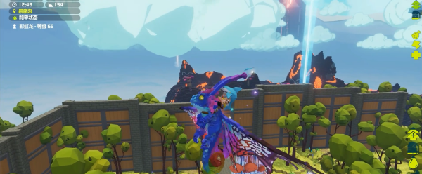 《方塊方舟》主播神秘谷馴養彩虹龍，魔法生物真是太拉風了