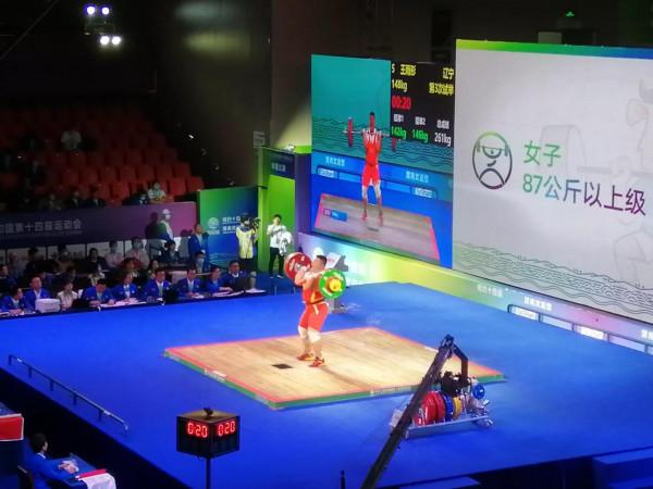 奧運冠軍李雯雯再次驚豔全場全運會