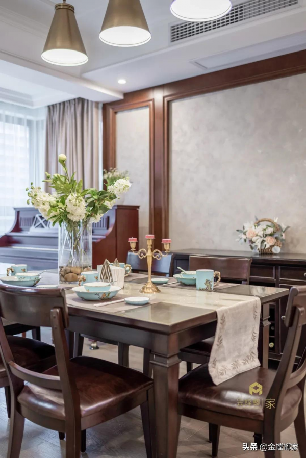 實景|二娃家庭的188㎡美式四居室,每個角落充滿復古清新氣息 實景|二娃家庭的188㎡美式四居室,每個角落充滿復古清新氣息