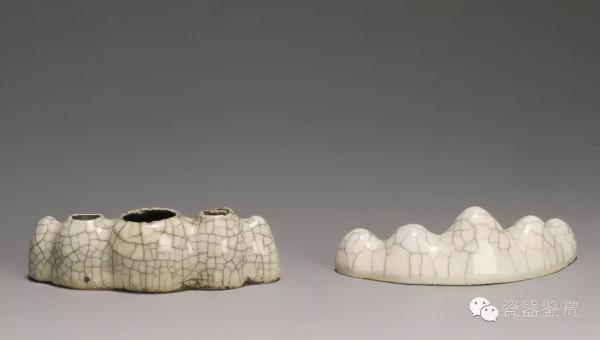 雲煙過眼 -- 哥釉文房小品一組