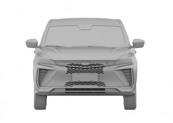 新款吉利繽越專利圖曝光 外觀稍作調整