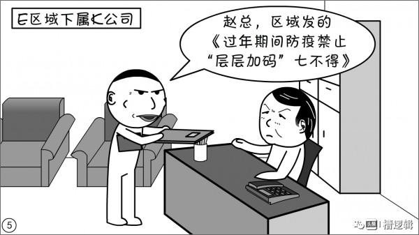 漫畫丨禁止&OpenCurlyDoubleQuote;層層加碼&rdquo;的要求，可別層層加碼落實&hellip;