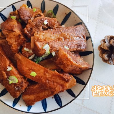 鮮掉眉毛的美味家常菜醬燒排骨（醬大骨也可以這麼做）