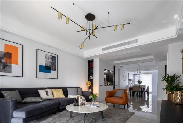 130㎡輕奢風格三居室，浪漫西廚和生活的結合，享受在家的每一刻