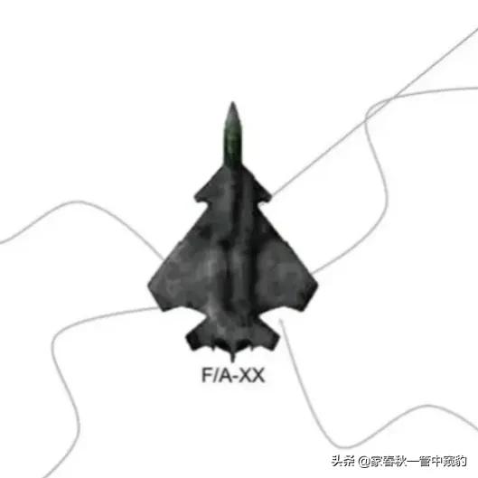 美國六代艦載機，採用三翼佈局，但鴨翼氣動收益不大