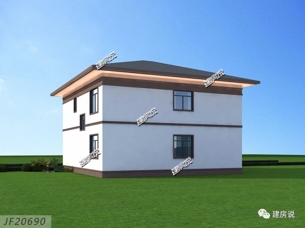 二層新中式別墅，低調典雅的外觀，經典耐看，50年都不過時