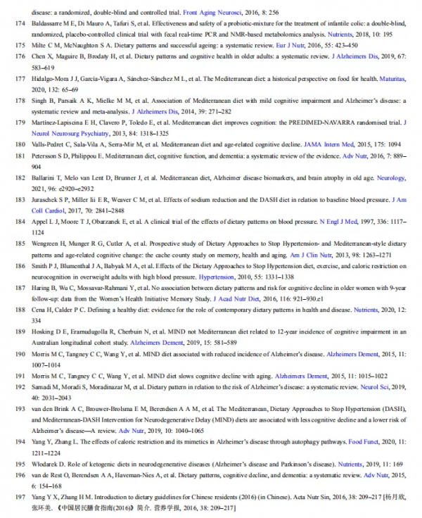 阿爾茨海默病腦健康營養干預專家共識
