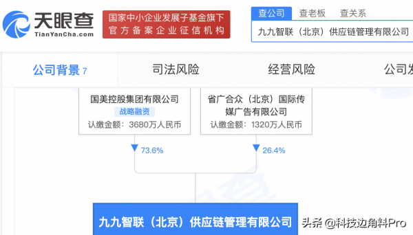 國美髮起成立九九智聯供應鏈管理公司，持股73.6%