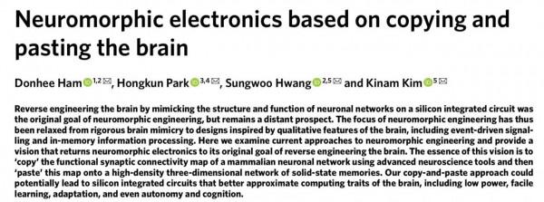 哈佛、三星聯合發文提出類腦晶片：“複製貼上”大腦連線圖譜