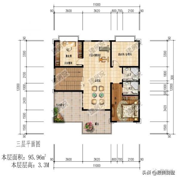 佔地122平的別墅，村裡人都搶著建，果斷收藏了等有錢就建一棟
