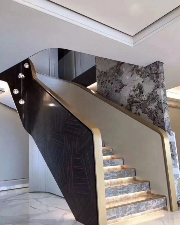 網紅石材樓梯燈帶常見做法及案例欣賞