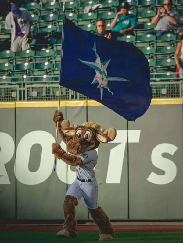 「MLB吉祥物」去西雅圖看球可得小心它的奶油炸彈