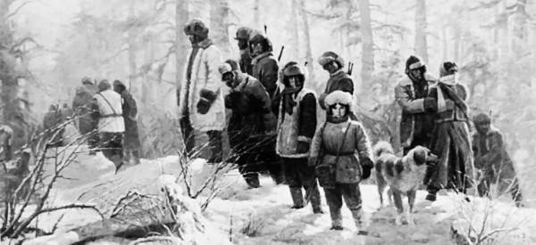 抗日義勇軍擊潰了日軍一個小分隊，卻遭到日軍傷員用刺刀襲擊