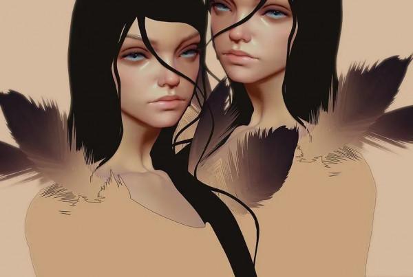 唯美插畫 | 縱享絲滑，一組超美的女子畫