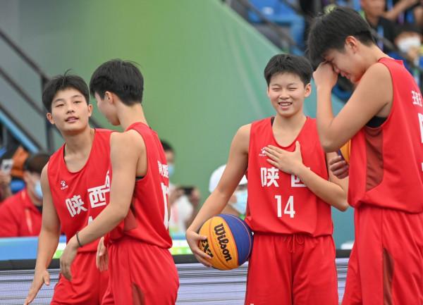 三人籃球——女子19歲以下組半決賽:陝西隊勝河南隊 三人籃球——女子19歲以下組半決賽:陝西隊勝河南隊
