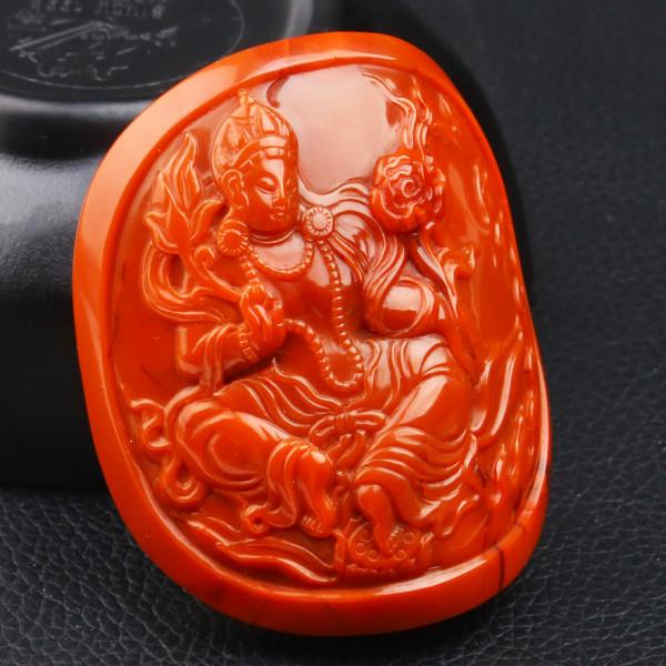 彰顯身份——南紅皮帶扣腰牌