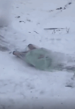 看完了東北人的滑冰工具，我尾椎骨疼了好幾天