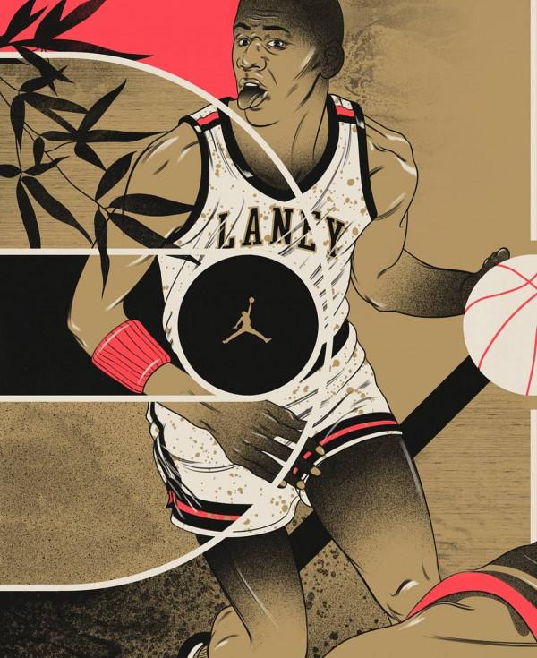 插畫丨強烈的色彩與動感衝擊力，復古又迷人，情節表現極為豐富