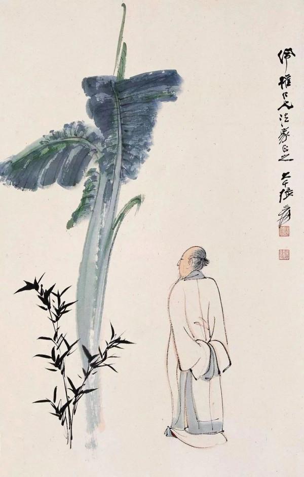 張大千的繪畫乾乾淨淨，簡簡單單，在極簡極空當中找到繪畫的重點