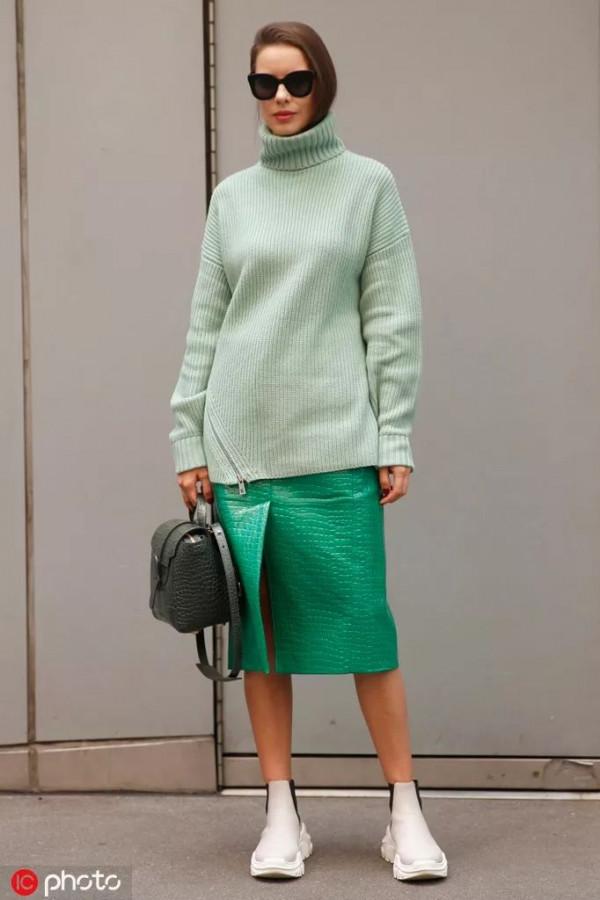 有純色毛衣過冬，缺男友也不emo了