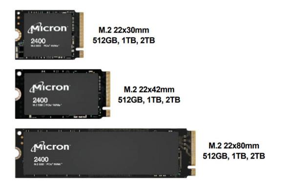 美光推出2400系列固態硬碟：176層QLC顆粒，2230即可擁有2TB空間