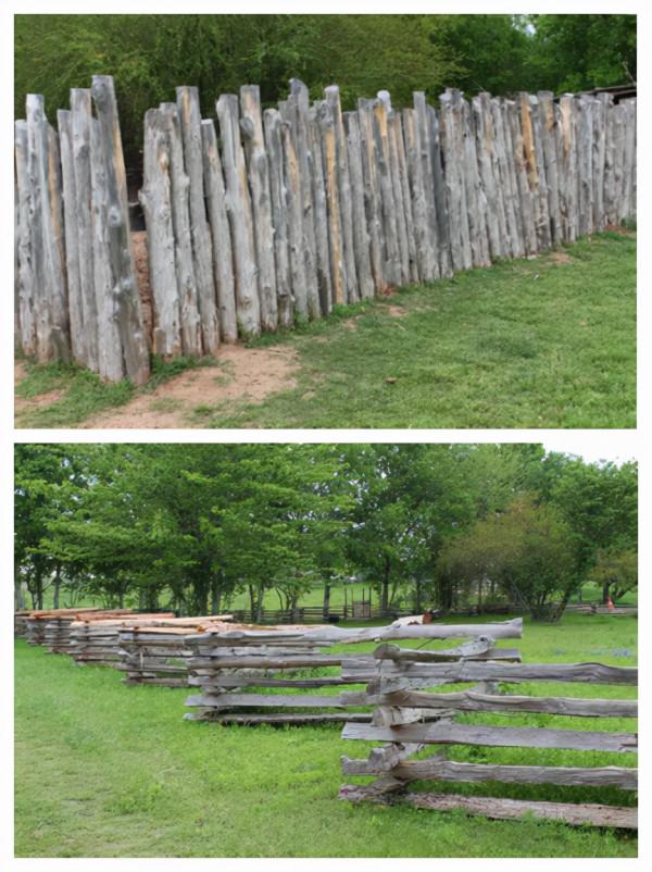 不砌圍牆，從農村收購舊木頭，繞院子一圈做圍欄，結結實實也漂亮