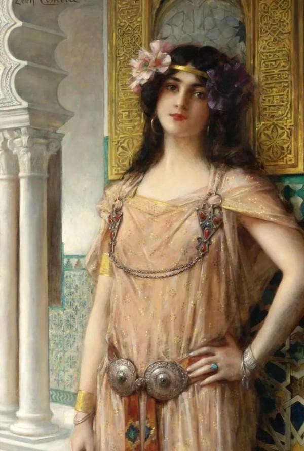 80張古典人物油畫（女孩），華麗與優雅美的結合