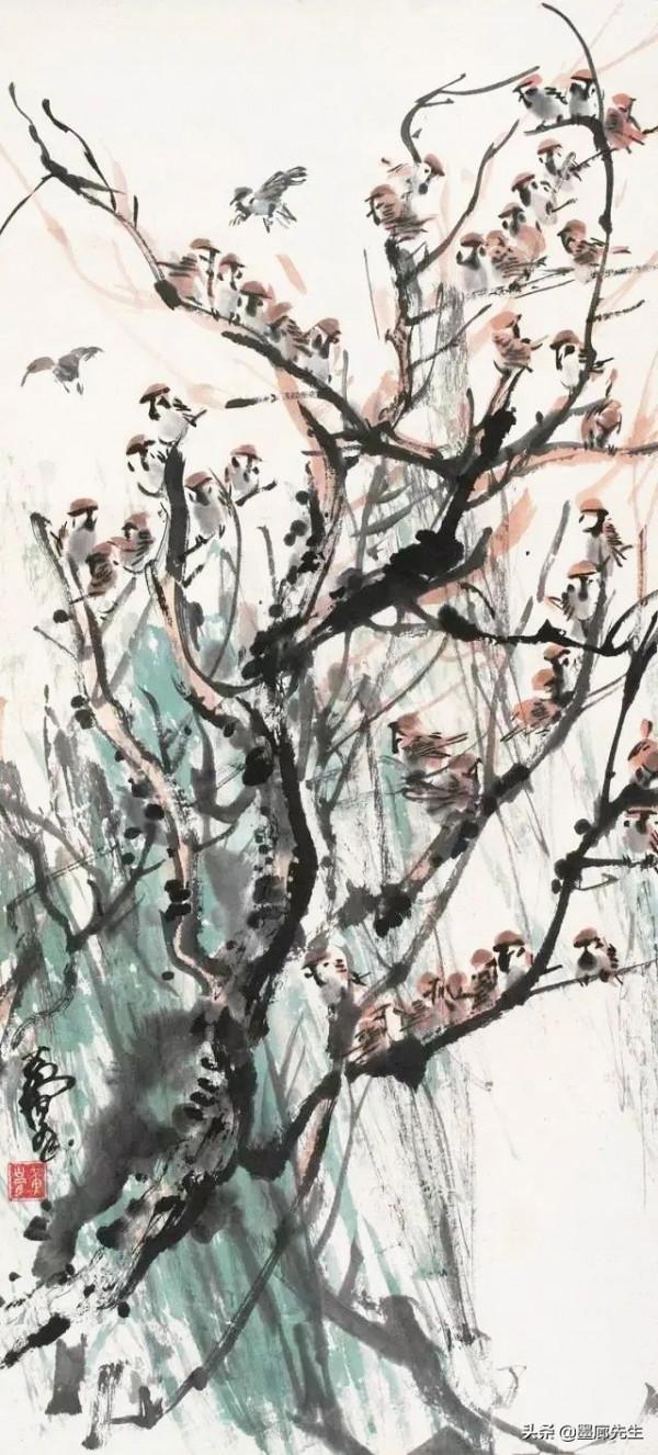 齊白石、徐悲鴻、黃胄三位大師畫麻雀各有品味 齊白石、徐悲鴻、黃胄三位大師畫麻雀各有品味