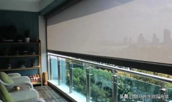 斑馬先生防風捲簾&mdash;&mdash;開放式陽臺遮陽解決方案