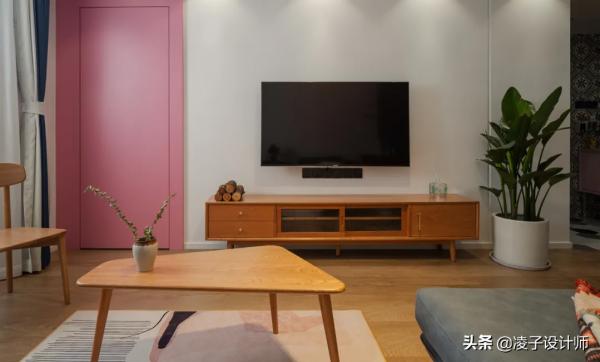 一家三口的90㎡舒適“小窩”，多彩元素的加入，讓生活更出彩