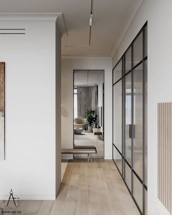 灰白色+原木，不失氣質的靜雅