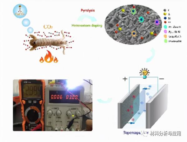 浙大：皮皮蝦殼為原料製備分層多孔碳材料，用於對稱超級電容器