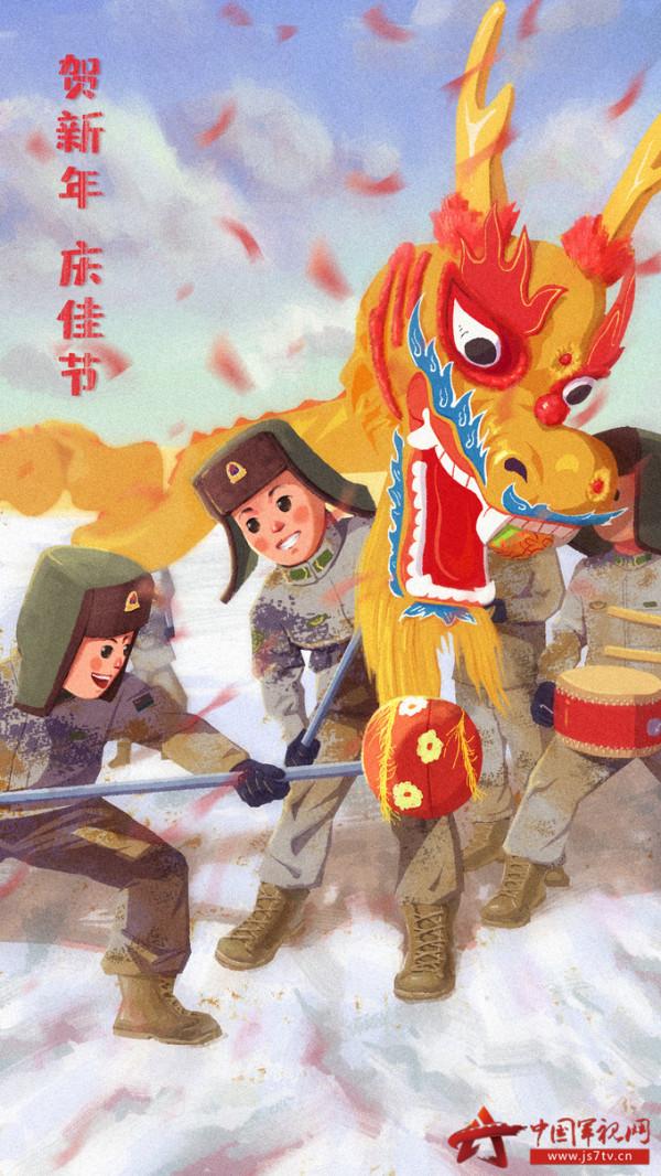 【軍視萌漫】兵哥哥新年桌布來襲，趕緊收藏！