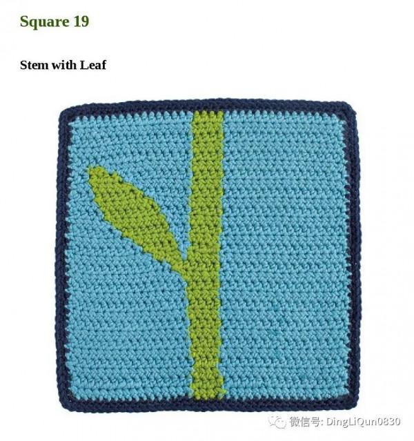 「鉤編圖解」28個經典的雙面彩色編織圖案，製作家居小物很好用