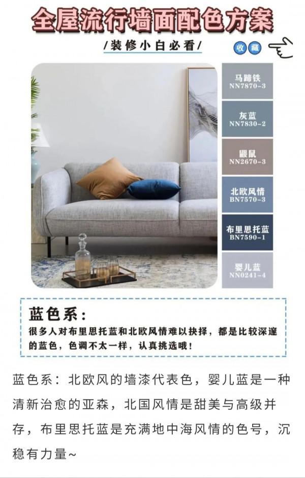 明年，牆面塗料到底流行什麼顏色呢？您家的牆面顏色準備好了嗎？