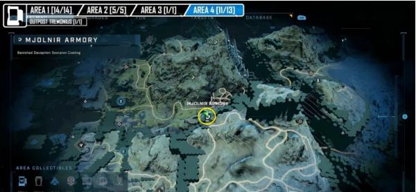 光環無限雷神之錘儲物櫃第四區域位置一覽