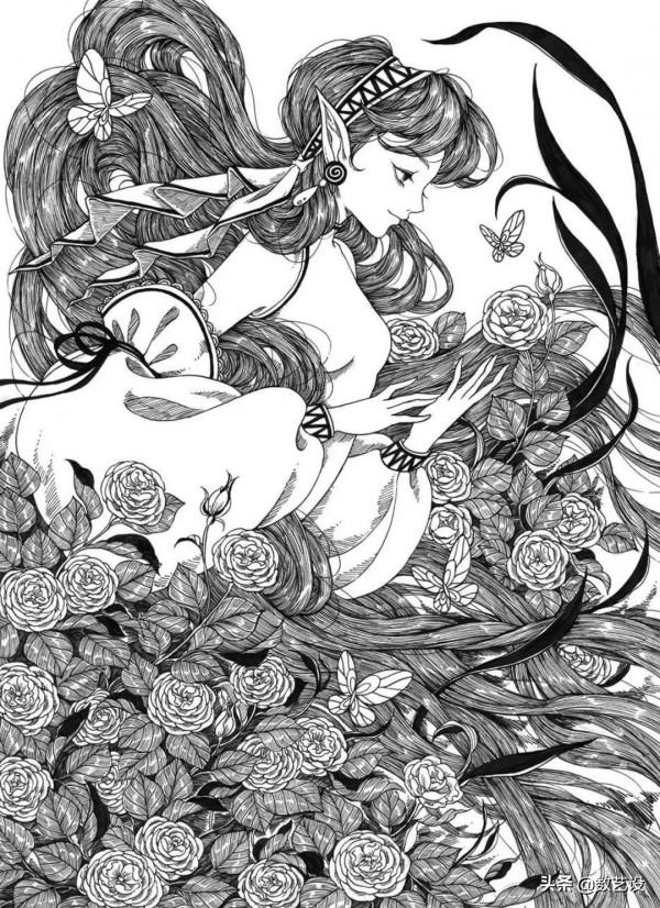 多久沒畫畫了?線稿插畫是如何排線的呢? 多久沒畫畫了?線稿插畫是如何排線的呢?