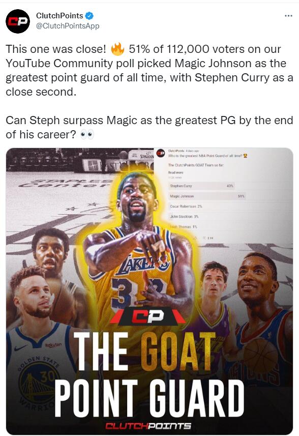 11萬美球迷投票評歷史各位置最強:喬丹77%,詹皇74%,庫裡43% 11萬美球迷投票評歷史各位置最強:喬丹77%,詹皇74%,庫裡43%