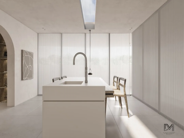 開州金科財富中心180㎡侘寂風，質樸而自然